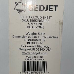 Bedjet cloud sheet